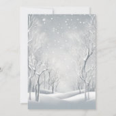 Winter Baby Bears Gender Reveal Einladung (Rückseite)