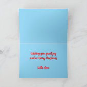 Winter Baby Birthday Card Karte (Innenseite)