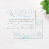 Winter Baby Boy Dusche schätzt wie viele Spiele (Schreibtisch)