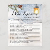 Winter Baby Chowder Wer das beste Spiel der Mama k (Vorderseite)