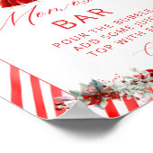 Winter Baby Clothes Girl Babydusche Momosa Bar Poster (Ecke)