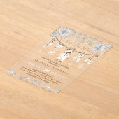 Winter Baby Clothes Kinderdusche Acryleinladungen (Ablage )