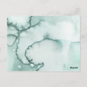 Winter Baby Duschberatungskarte Postkarte (Rückseite)