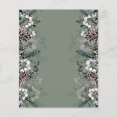 Winter Baby Dusche Babyname Race (Rückseite)