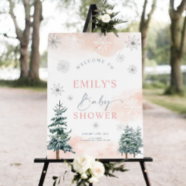 Winter Baby Dusche Begrüßungsabzeichen für Baby Gi