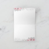 Winter Baby-Dusche Dankeskarte (Innenseite)