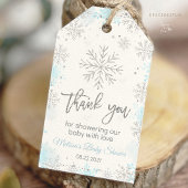 Winter Baby Dusche Es ist kalt draußen Geschenkanhänger