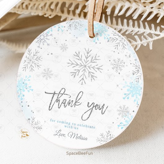 Winter Baby Dusche Es ist kalt draußen Geschenkanhänger