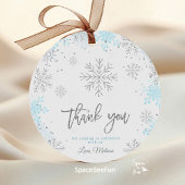 Winter Baby Dusche Es ist kalt draußen Geschenkanhänger