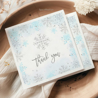 Winter Baby Dusche Es ist kalt draußen Serviette