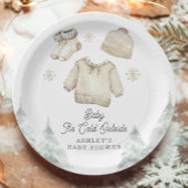 Winter Baby Dusche Es ist kalt draußen Unisex Schn Pappteller