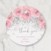 Winter Baby-Dusche Geschenkanhänger (Vorderseite)