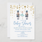 Winter Baby Dusche geschlechtsneutral Einladung (Vorderseite)