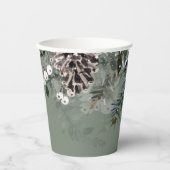 Winter Baby Dusche Pappbecher (Vorderseite)