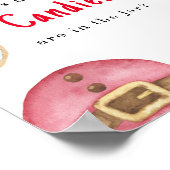 Winter Baby Dusche Rate wie viele Bonbons Spiel Poster (Ecke)