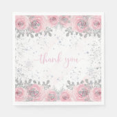 Winter Baby-Dusche Serviette (Vorderseite)