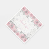 Winter Baby-Dusche Serviette (Ecke)