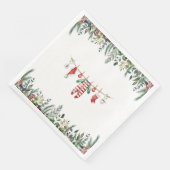 Winter Baby Dusche Serviette (Ecke)