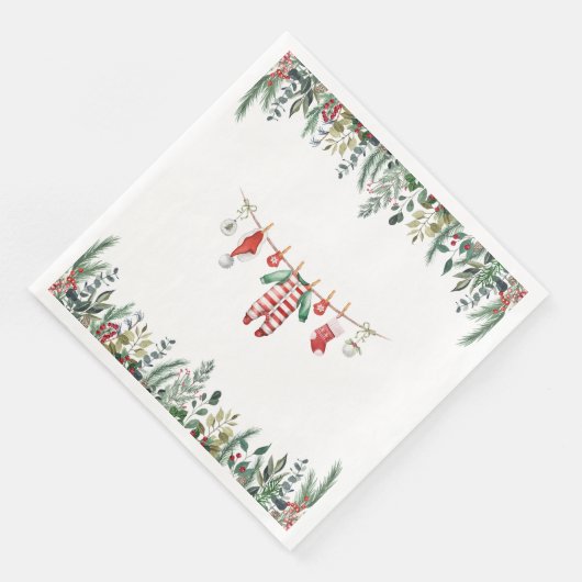 Winter Baby Dusche Serviette (Ecke)