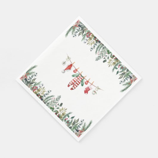 Winter Baby Dusche Serviette (Ecke)