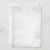 Winter Baby Dusche Weihnachts Mama Siegel Einladung (Rückseite)