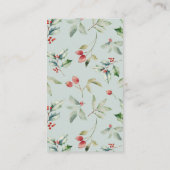 Winter Baby Dusche Windeln Kleine Hirsche Niedlich Begleitkarte (Rückseite)