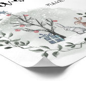 Winter Baby-Duschfavoriten Poster (Ecke)