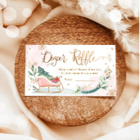 Winter Baby Duschkabine Kalt rosa Windel Raffle
