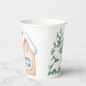 Winter Baby Duschpapier Cups Pappbecher (Rechts)