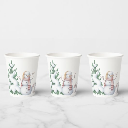 Winter Baby Duschpapier Cups Pappbecher (Multi)