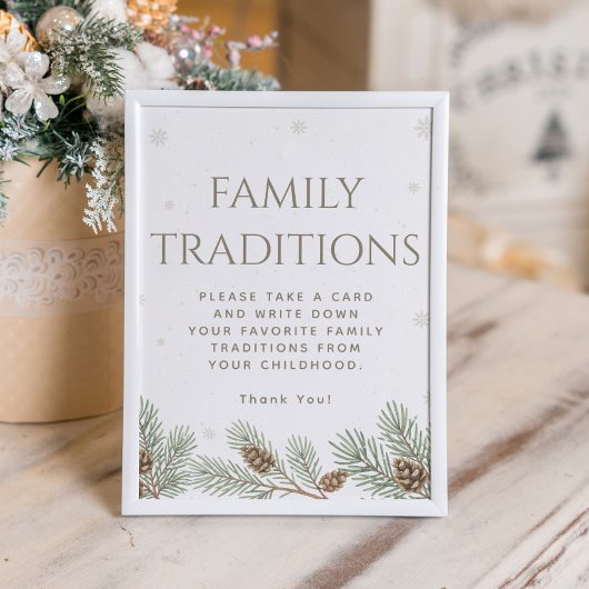 Winter Baby Duwer Family Tradition Spiel Poster