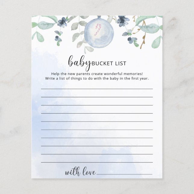 Winter Baby Eimer (Vorderseite)