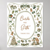 Winter Baby Es ist kalt draußen Karten und Geschen Poster (Vorne)