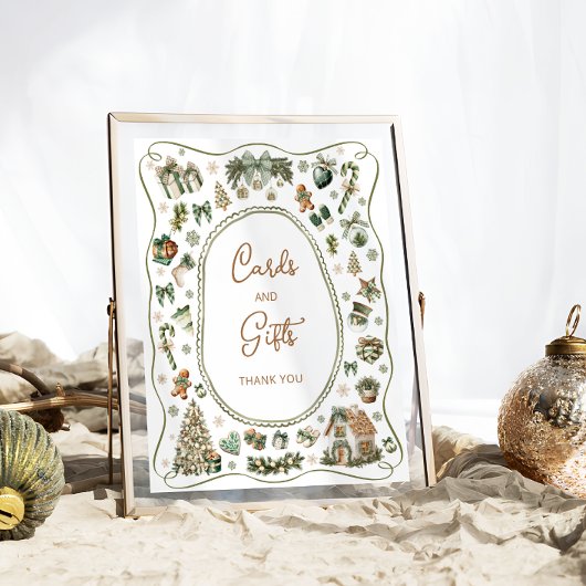 Winter Baby Es ist kalt draußen Karten und Geschen Poster