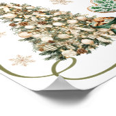 Winter Baby Es ist kalte Außendusche Begrüßung Poster (Ecke)