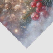 Winter Baby Fox Weihnachtswald Decoupage Seidenpapier (Ausschnitt)