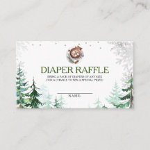 Winter Baby It's Cold Outside Cocoa Diaper Raffle