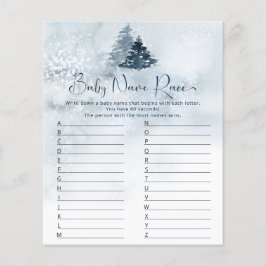 Winter Baby-Name-Rennen