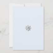 Winter Baby Polar Bear Family Baby Dusche Einladung (Rückseite)