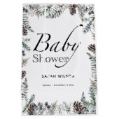 Winter Baby Showbeutel Mittlere Geschenktüte (Rückseite)