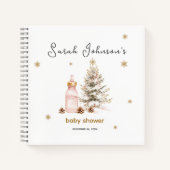 Winter Baby Showbook Notizblock (Vorderseite)