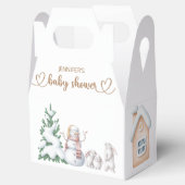 Winter Baby Showbox Geschenkschachtel (Geöffnet)