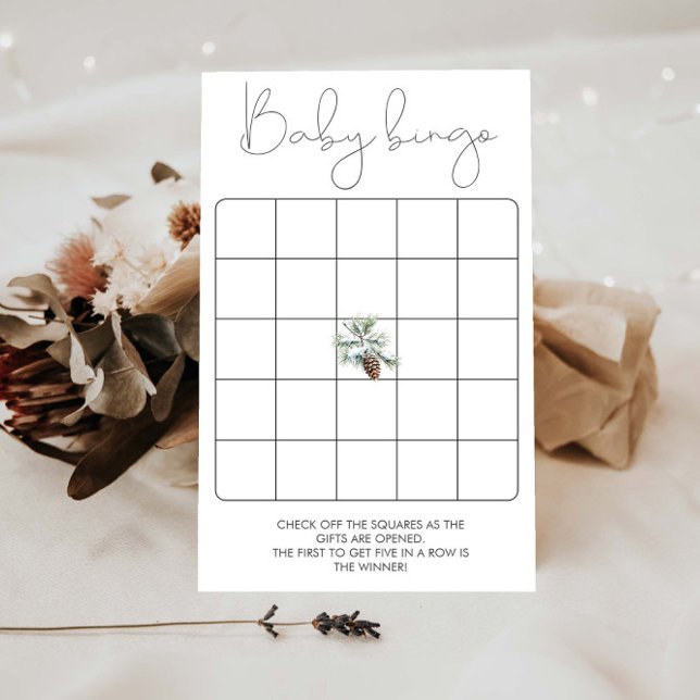 Winter Baby Shower Bingo Game (Von Creator hochgeladen)