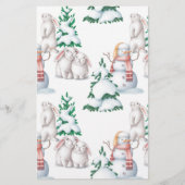 Winter Baby Shower Bingo Game (Rückseite)