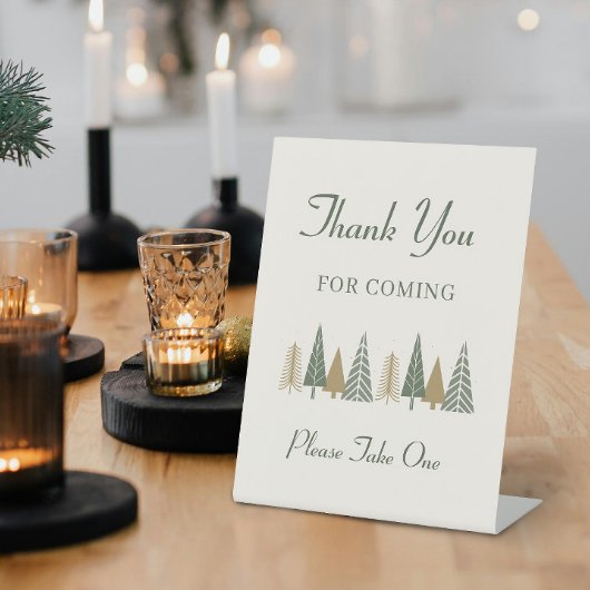 Winter Baby Shower Fevor Sockelschild