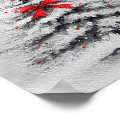 Winter Baby Shower Gift Table Sign – Editable Text Poster (Ecke)