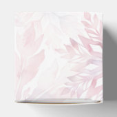 Winter Baby Shower Girl Pink Snowflake Geschenkschachtel (Oben)