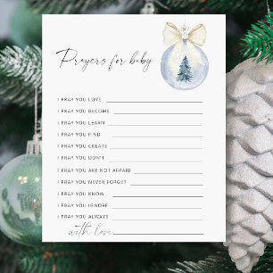 Winter-Baby-Shower-Party-Spiel - Gebete für das Ba