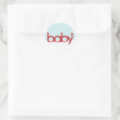 Winter Baby Shower Stickers (Tasche)