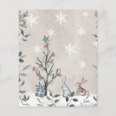 Winter Baby Shower Wer das beste Spiel der Mama ke (Rückseite)